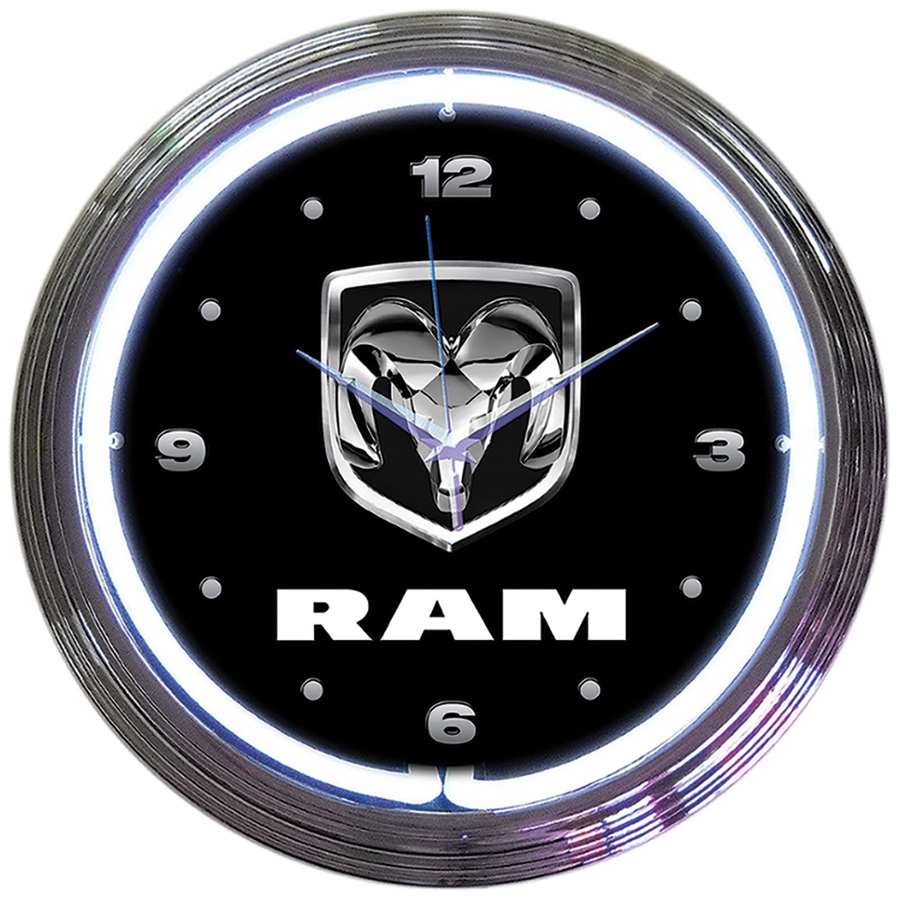 Ram Neon Wall Clock