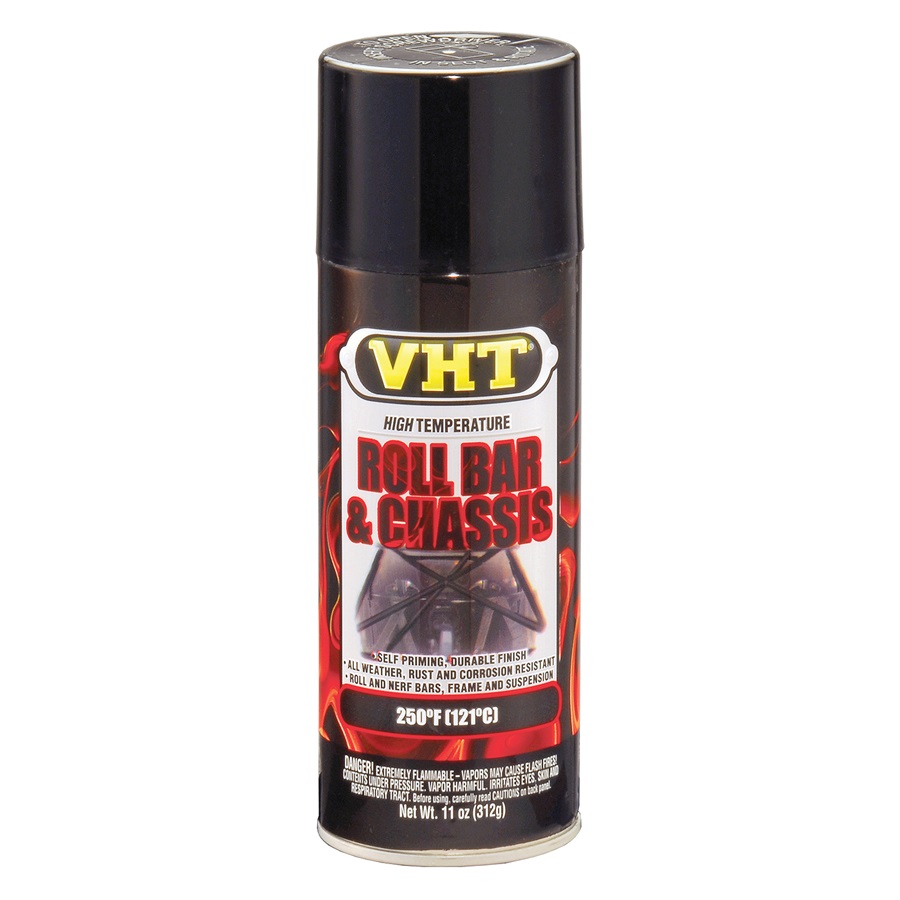 VHT® Roll Bar & Chassis Paint - Gloss Black, 11 oz