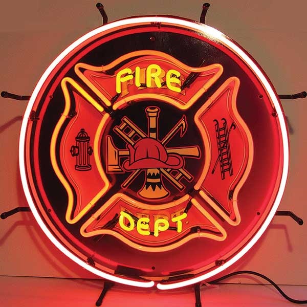 Fire Dept. Neon Sign