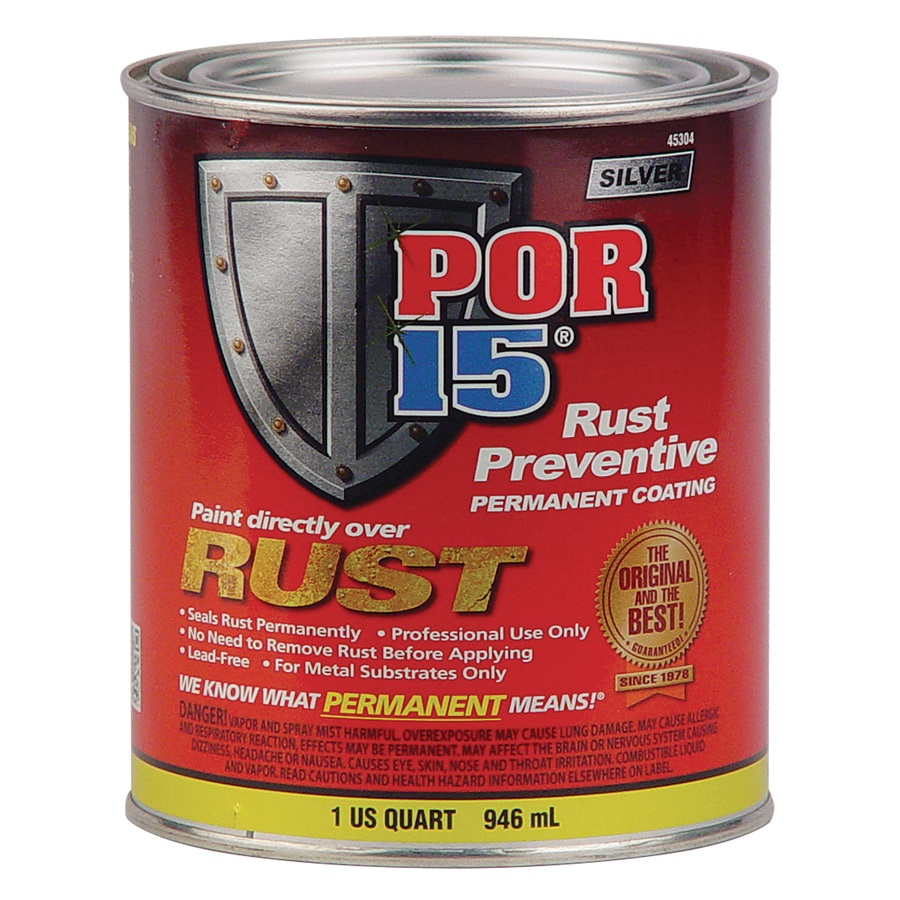 POR-15® Rust Preventive Paint - Gloss Silver, Qt