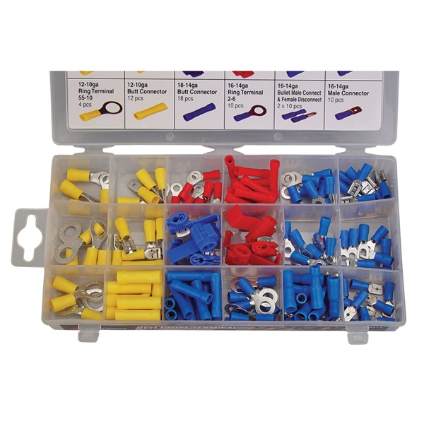 160-Pc Wire Terminal Assortment