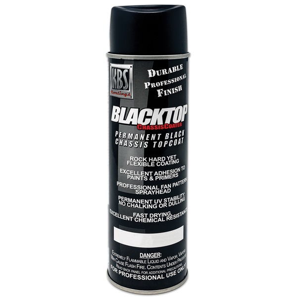 KBS BlackTop Chassis Paint - Gloss Black, 16 oz