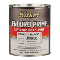 Kirker 2.1 VOC Enduro Prime Epoxy Primer (2K) DTM - Black, Qt