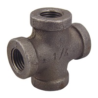 4-Way Cross, 1/4" pipe thread