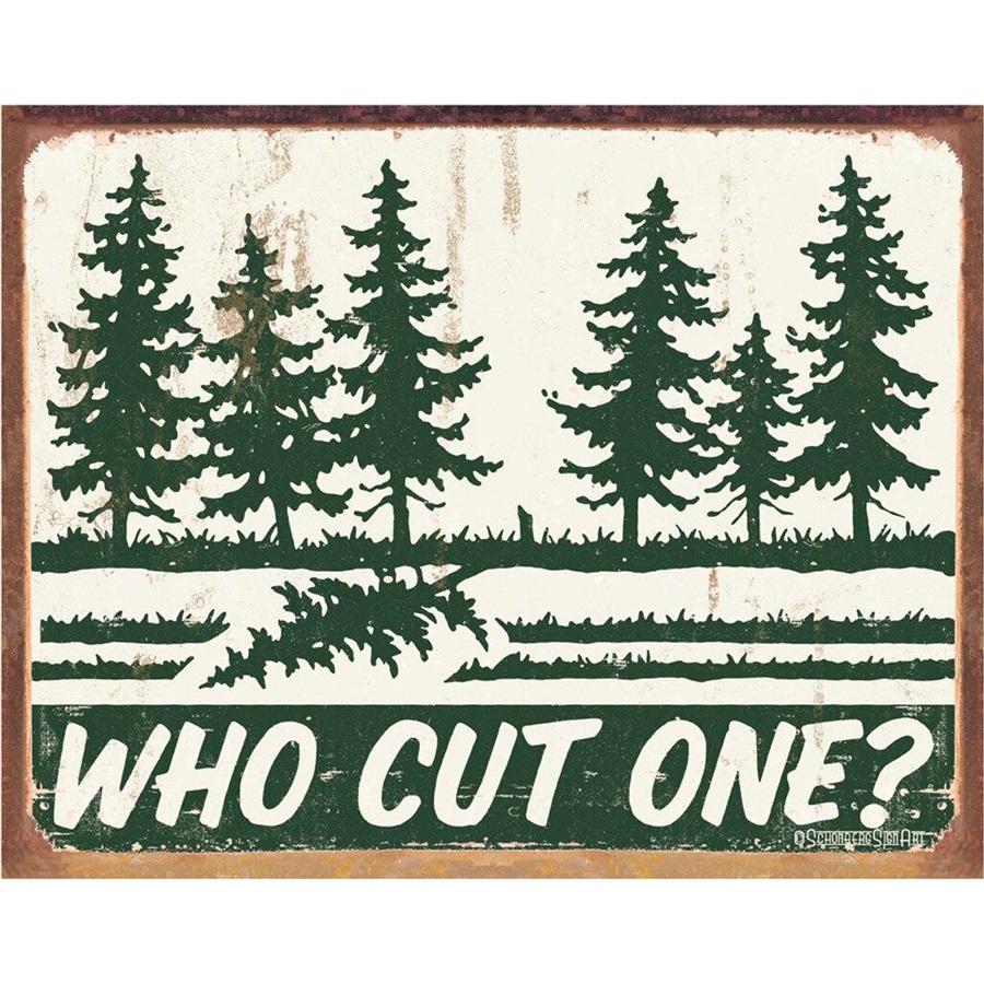 Schonberg - Cut One? Tin Sign - 16"W x 12-1/2"H