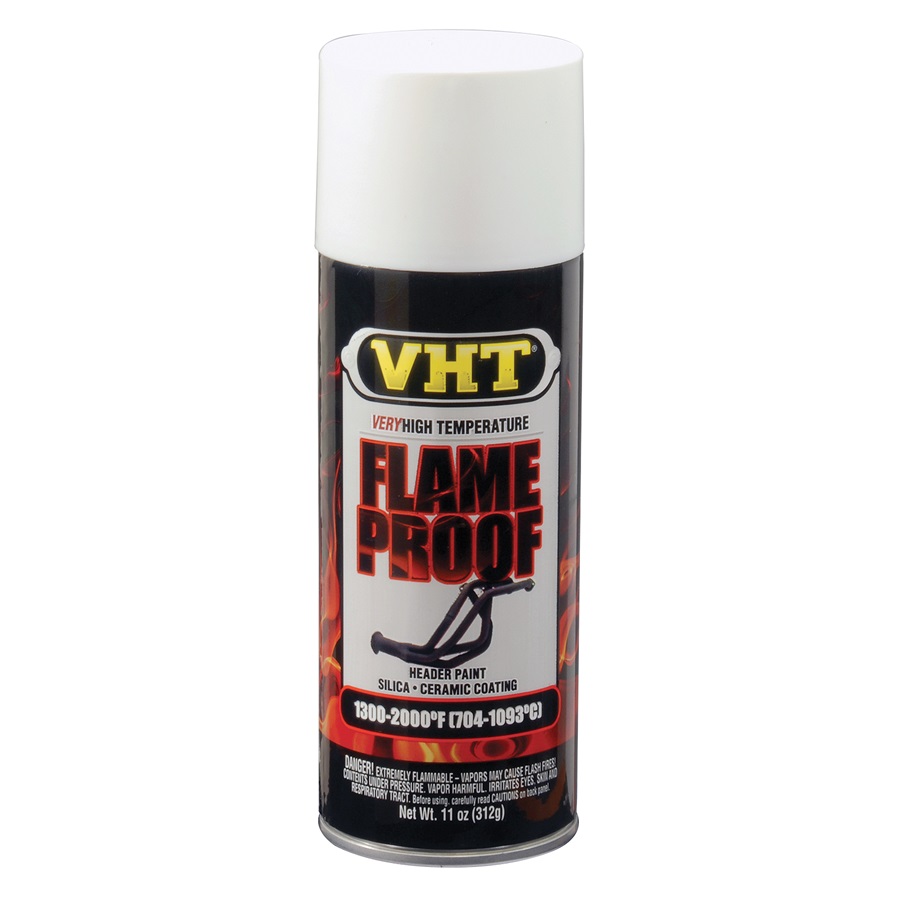 VHT® Flameproof™ High-Temp Paint - Flat White, 11 oz