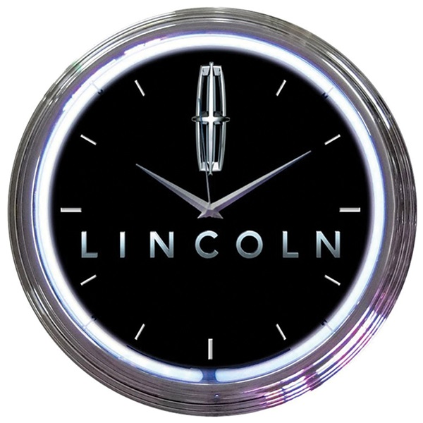 Ford Lincoln Neon Wall Clock