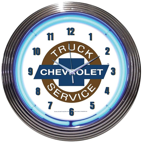 Chevy Truck Neon Wall Clock