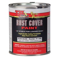 TP Tools&#174; RUST COVER PAINT - Gloss Black, Qt