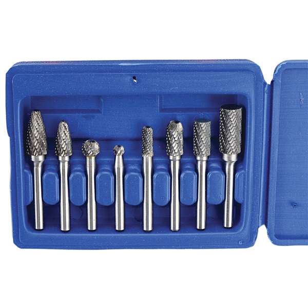 8-Pc Carbide Burr Set