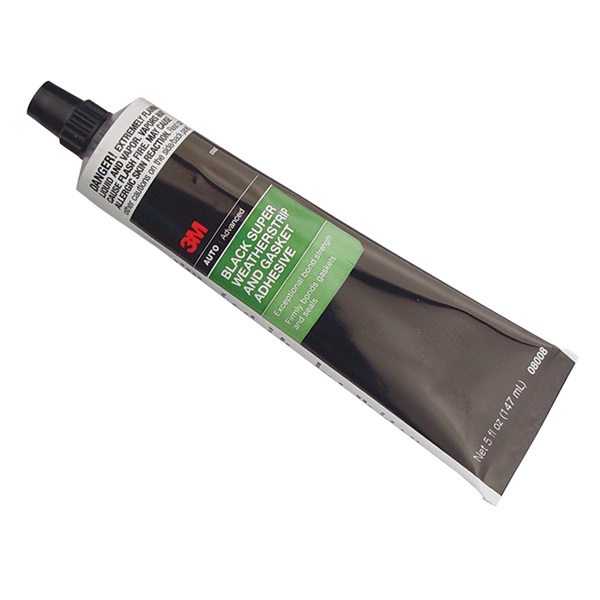 Black Weatherstrip Adhesive