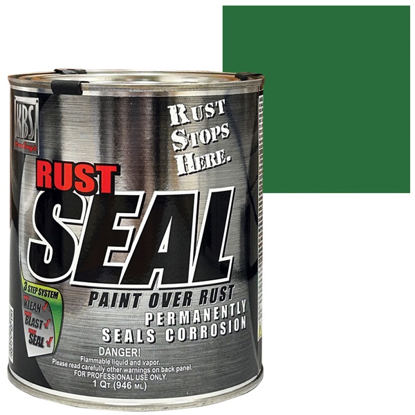 KBS RustSeal Gloss Safety Green Rust Preventive Coating, Qt