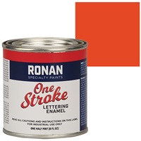 RONAN One Stroke Lettering Enamel Paint - Bright Orange