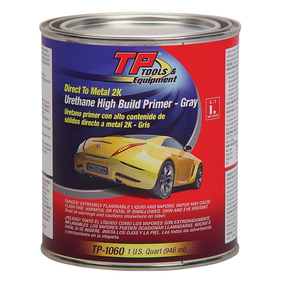 TP Tools® "3-IN-1" Urethane Primer (2K) DTM - Gray, Qt