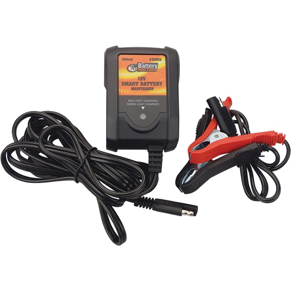 Battery Doctor® 12-Volt 500 Milliamp Battery Charger/Maintainer