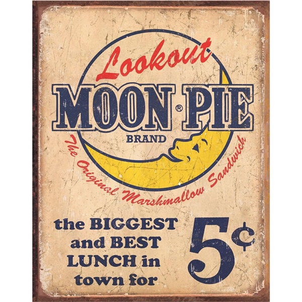 Moon Pie - Best lunch Tin Sign - 12-1/2"W x 16"H