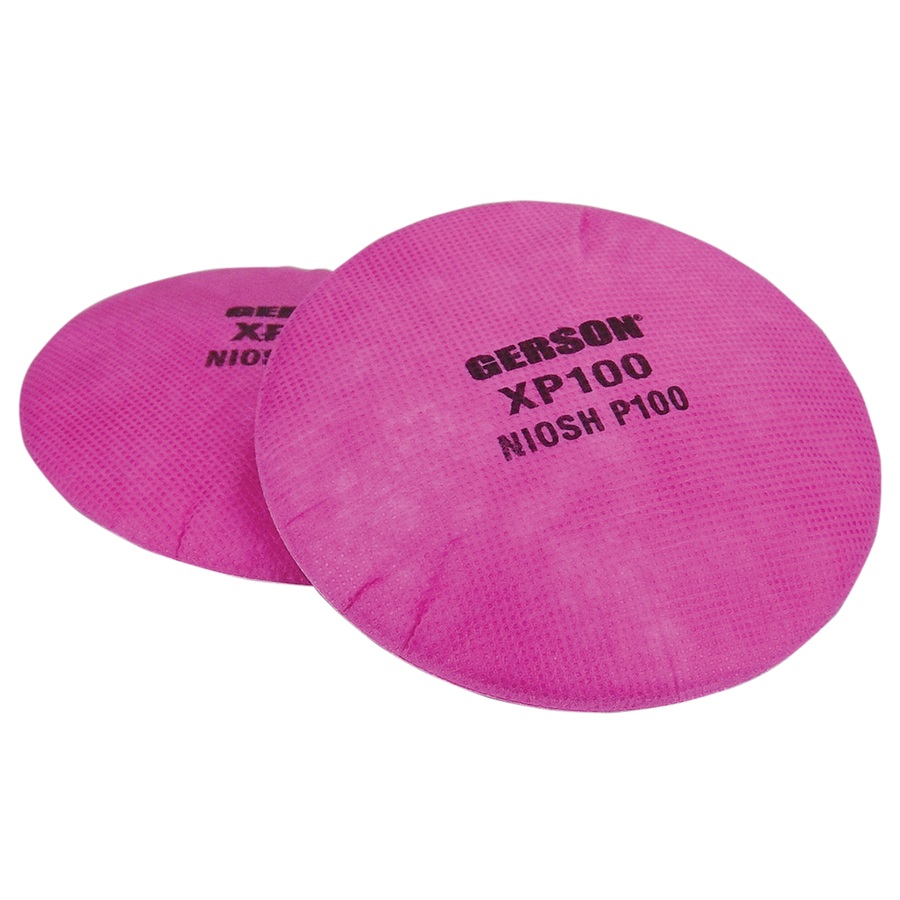 Gerson® Replacement Grinding, Sanding, Dust P100 Filter - 2 Pk