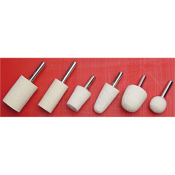6-Pc Felt Buff Bob Kit