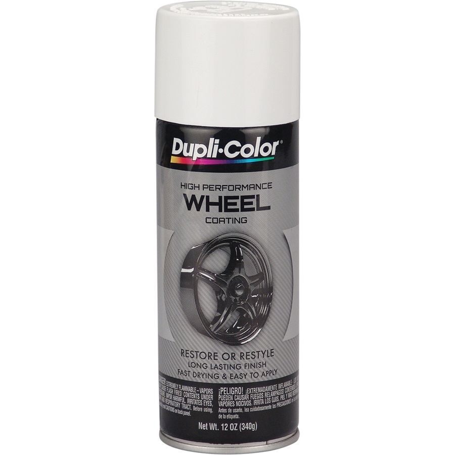 Dupli-Color® Wheel Paint - White, 12 oz