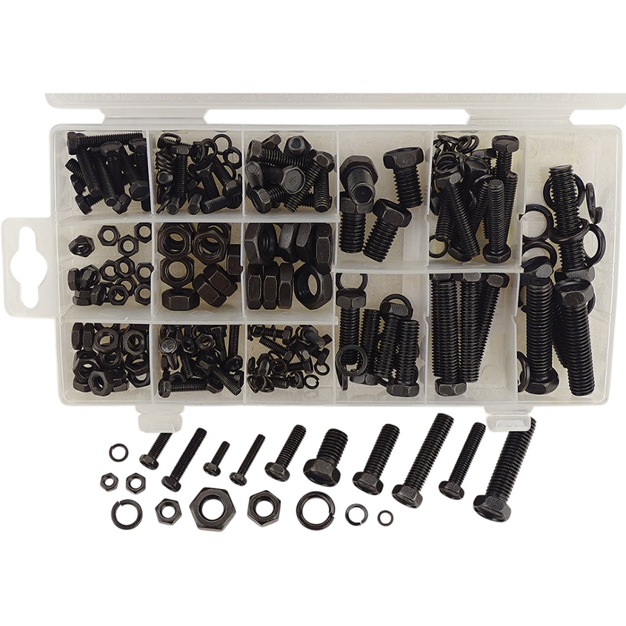 GRIP 240-Pc Metric Nut/Bolt Assortment