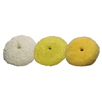 Wool Buffing Pad Kit, 1 of each above pad