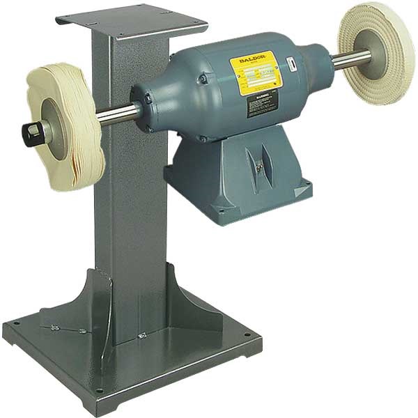 BALDOR® 1-1/2HP Buffer and 11 Gauge Steel Stand