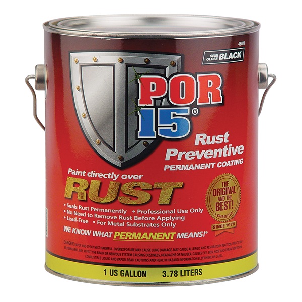 POR-15® Rust Preventive Paint - Semi-Gloss Black, Gal