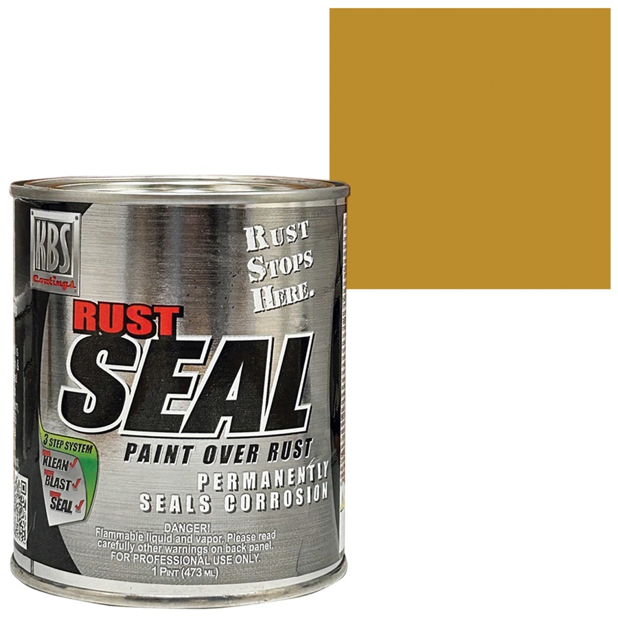 KBS RustSeal Gloss Cat Yellow Rust Preventive Coating, Pint