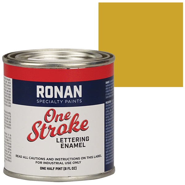 RONAN One Stroke Lettering Enamel Paint - Imitation Gold