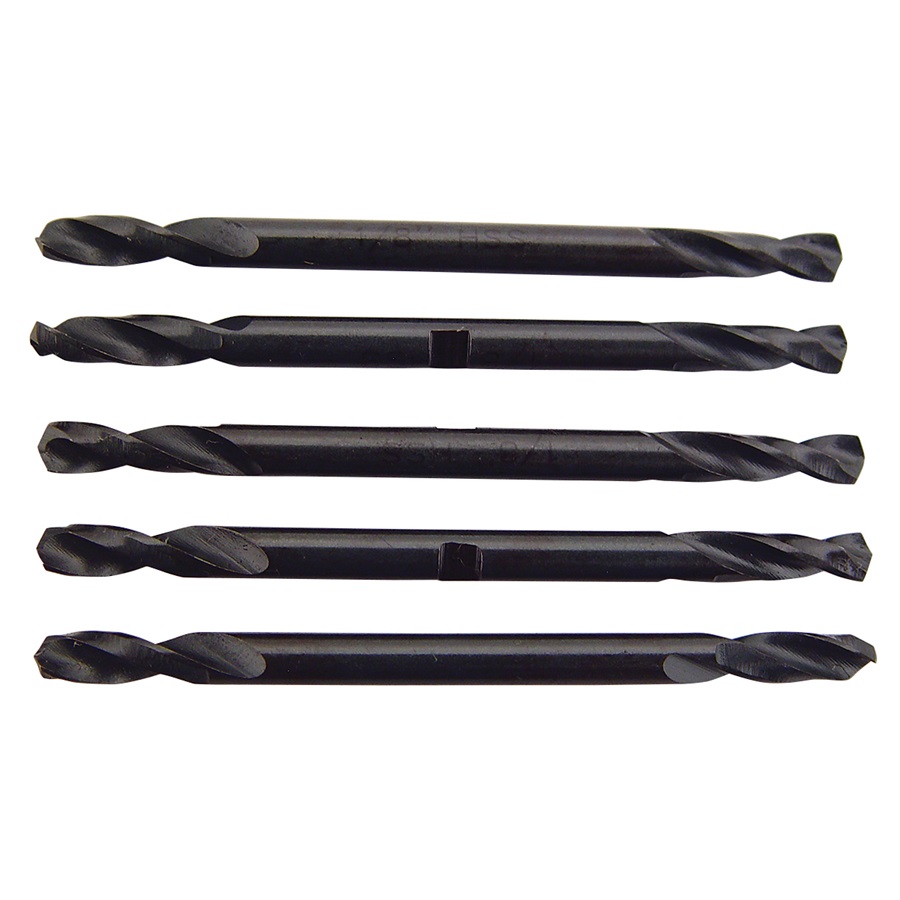 Double-End Drill Bits, 5 pk