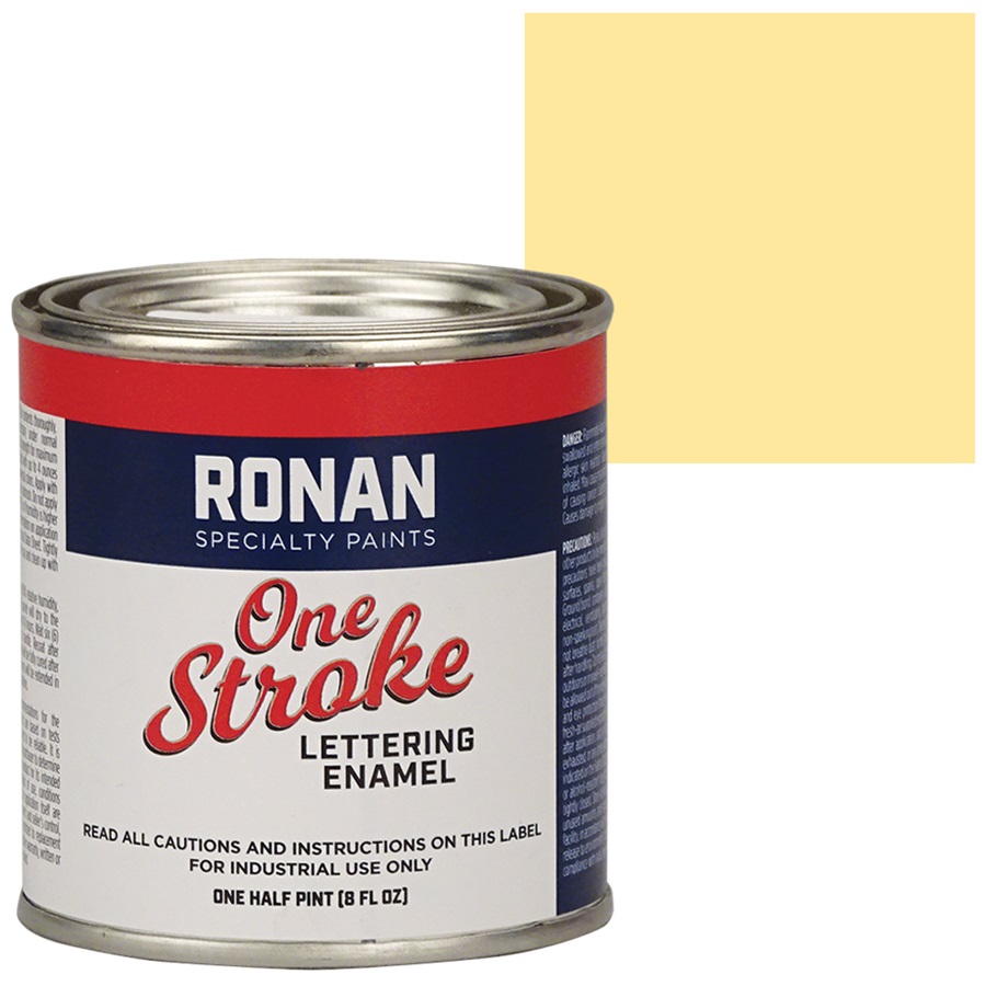 RONAN One Stroke Lettering Enamel Paint - Ivory