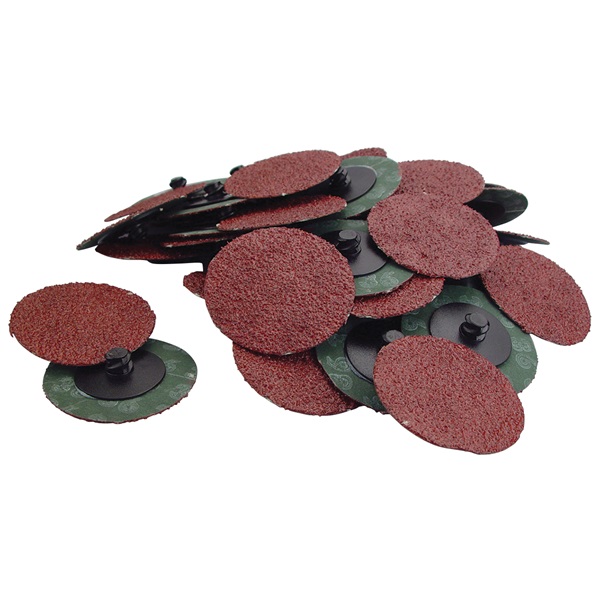 thumbnail image 2 of Benchmark Abrasives 3-Inch 36 Grit Roloc Sanding Discs - 50-Pack, Premium Aluminum Oxide 2 of 6