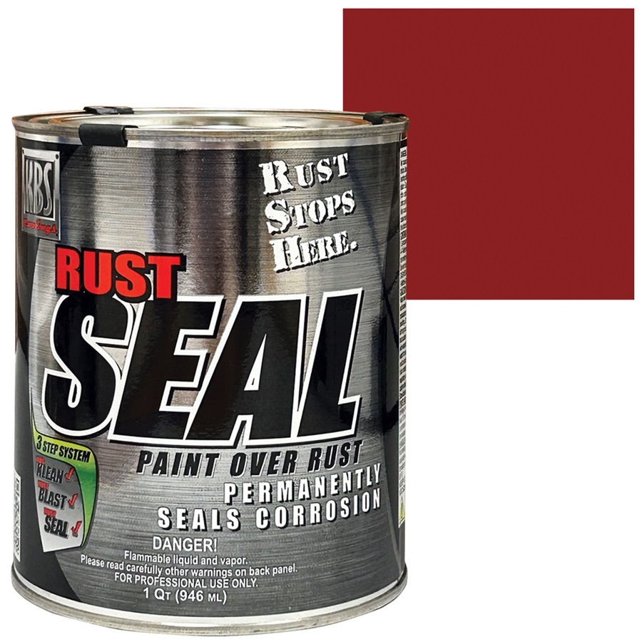 KBS RustSeal Matte Oxide Red Rust Preventive Coating, Qt