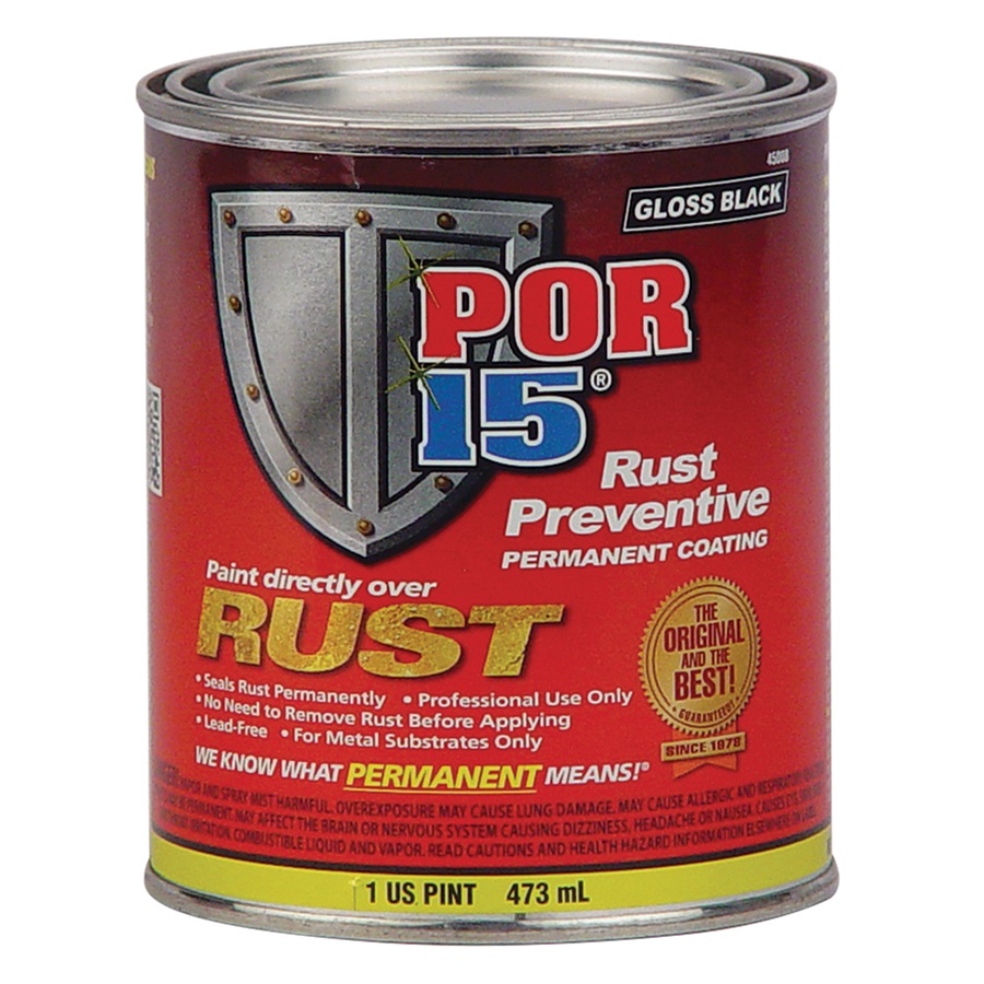 POR-15® Rust Preventive Paint - Gloss Black, Pint