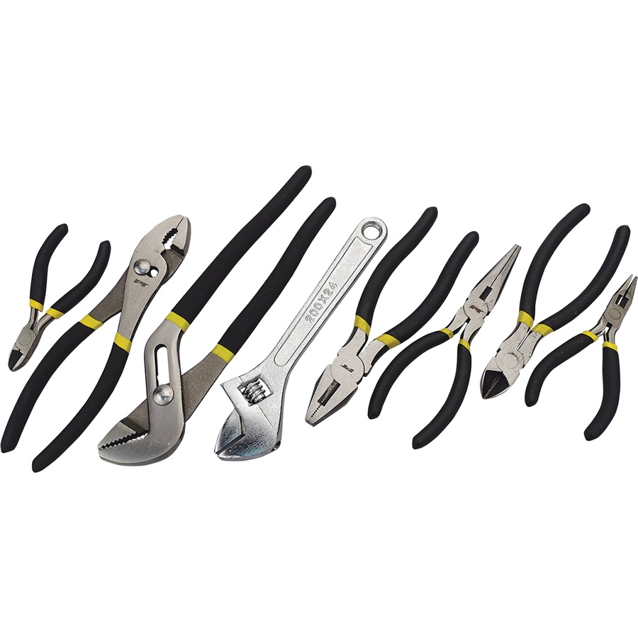 Performance Tool® 8-Pc Plier & Wrench Set