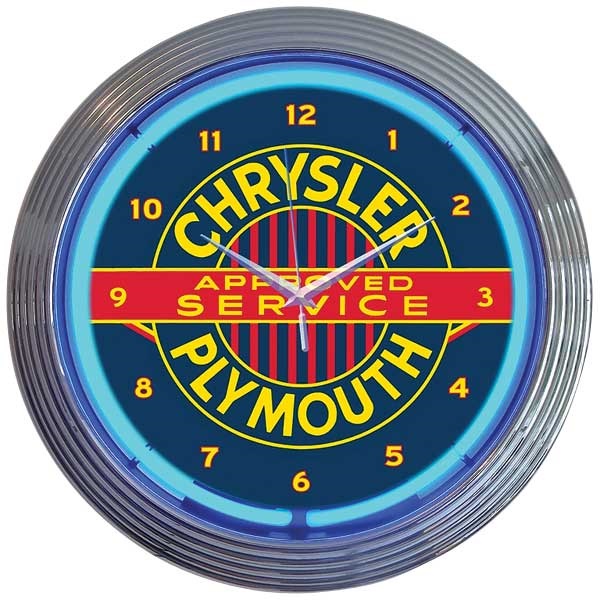 Chrysler Plymouth Neon Wall Clock