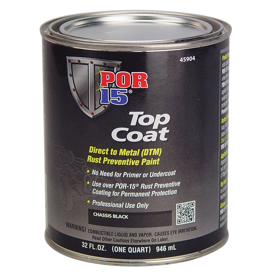 POR-15® Chassis Black Topcoat, Quart