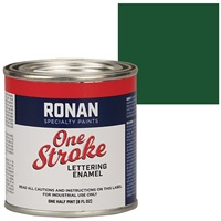 RONAN One Stroke Lettering Enamel Paint - Dark Green