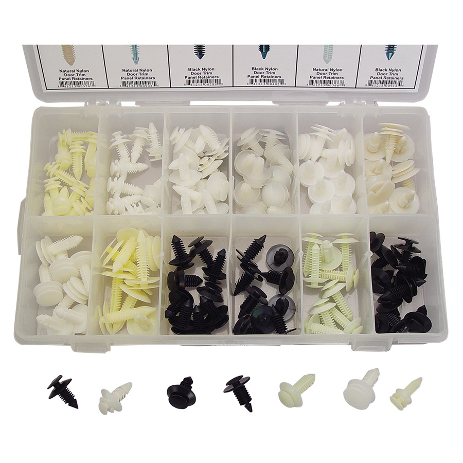 120-Pc Door Trim Panel Retainer Assortment