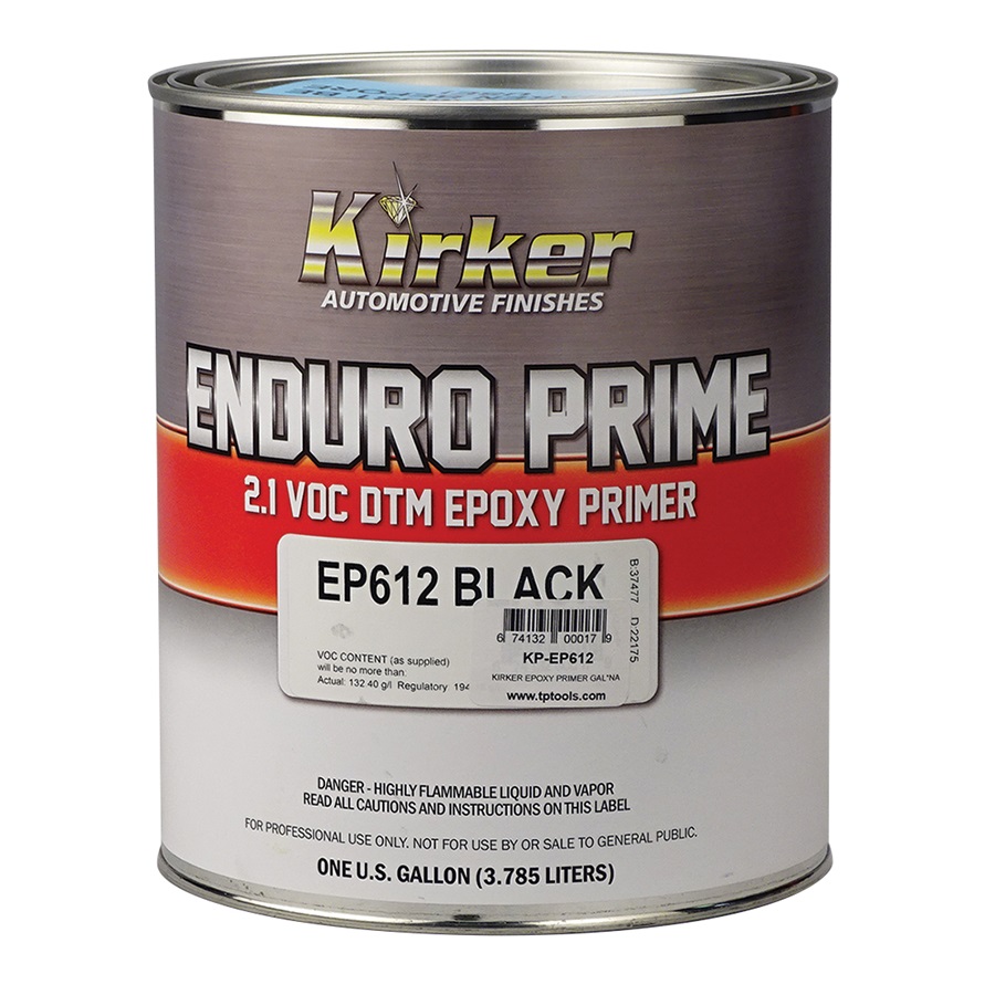 Kirker 2.1 VOC Enduro Prime Epoxy Primer (2K) DTM - Black, Gal