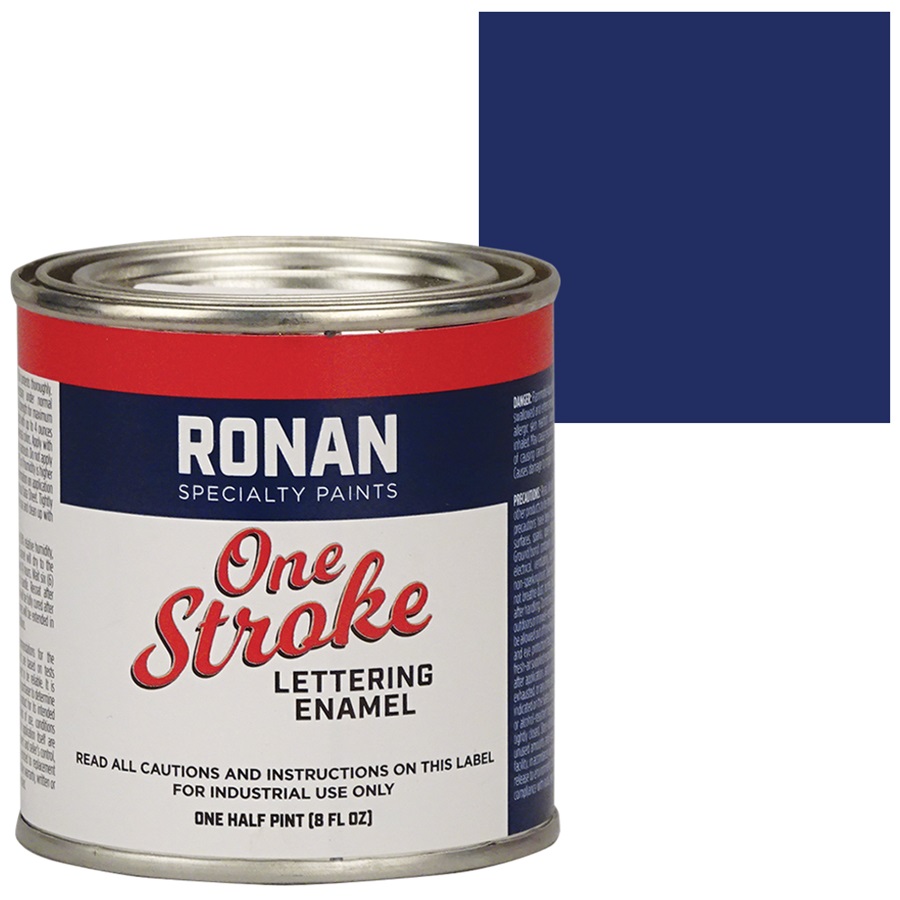 RONAN One Stroke Lettering Enamel Paint - Brilliant Blue