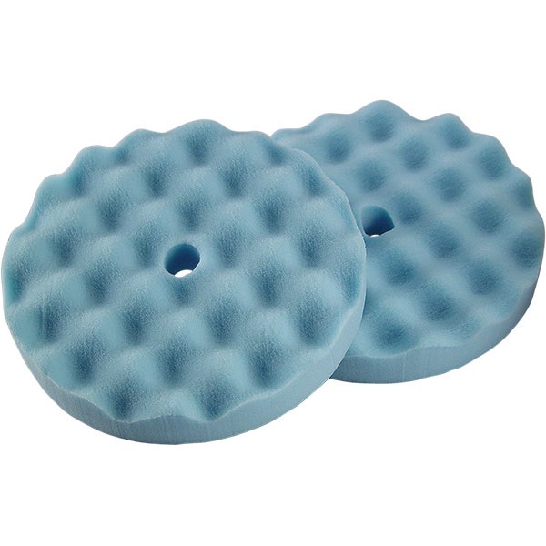 TP Tools® 8" Waffle-Style Blue Foam Finishing Pad, 2 Pk