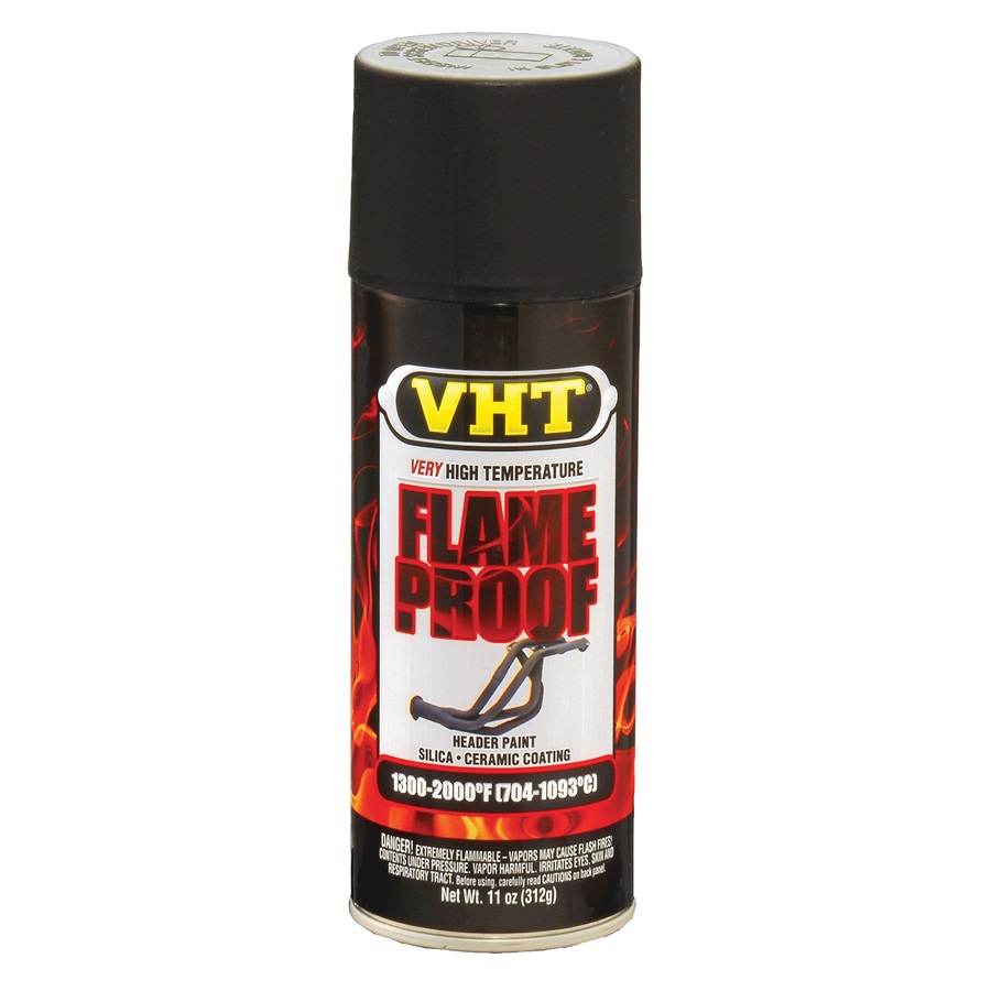 VHT® Flameproof™ High-Temp Paint - Flat Black, 11 oz