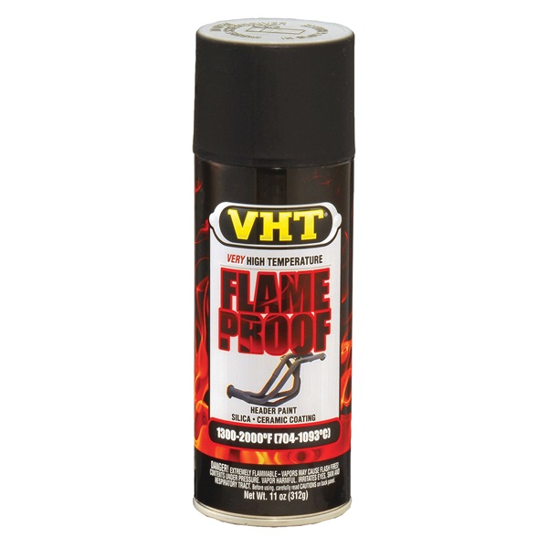 VHT® Flameproof™ High-Temp Paint - Flat Black, 11 oz