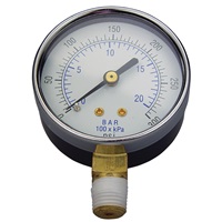 1/4" Bottom Mount Air Line Gauge