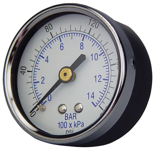 1/4'' Back Connection Gauge