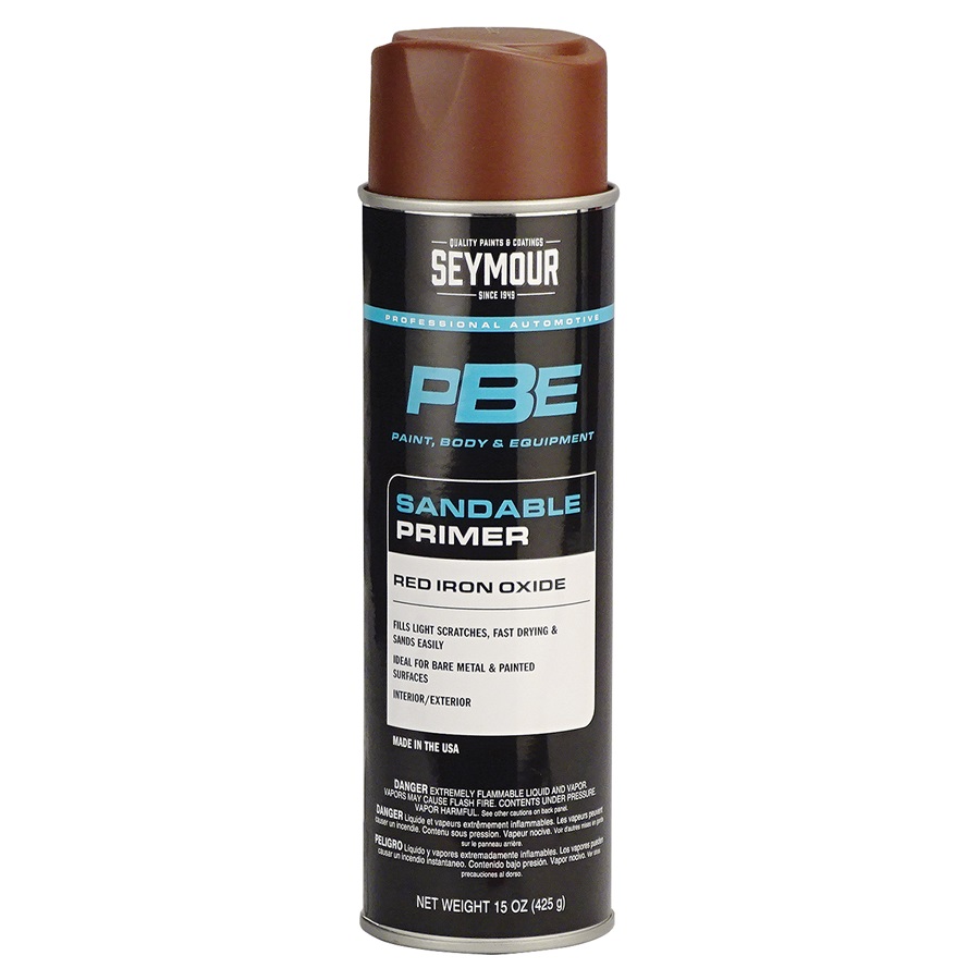 SEYMOUR® PBE Professional Sandable Primer - Red Oxide, 15 oz