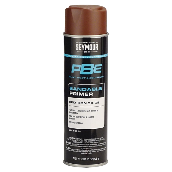 SEYMOUR® PBE Professional Sandable Primer - Red Oxide, 15 oz