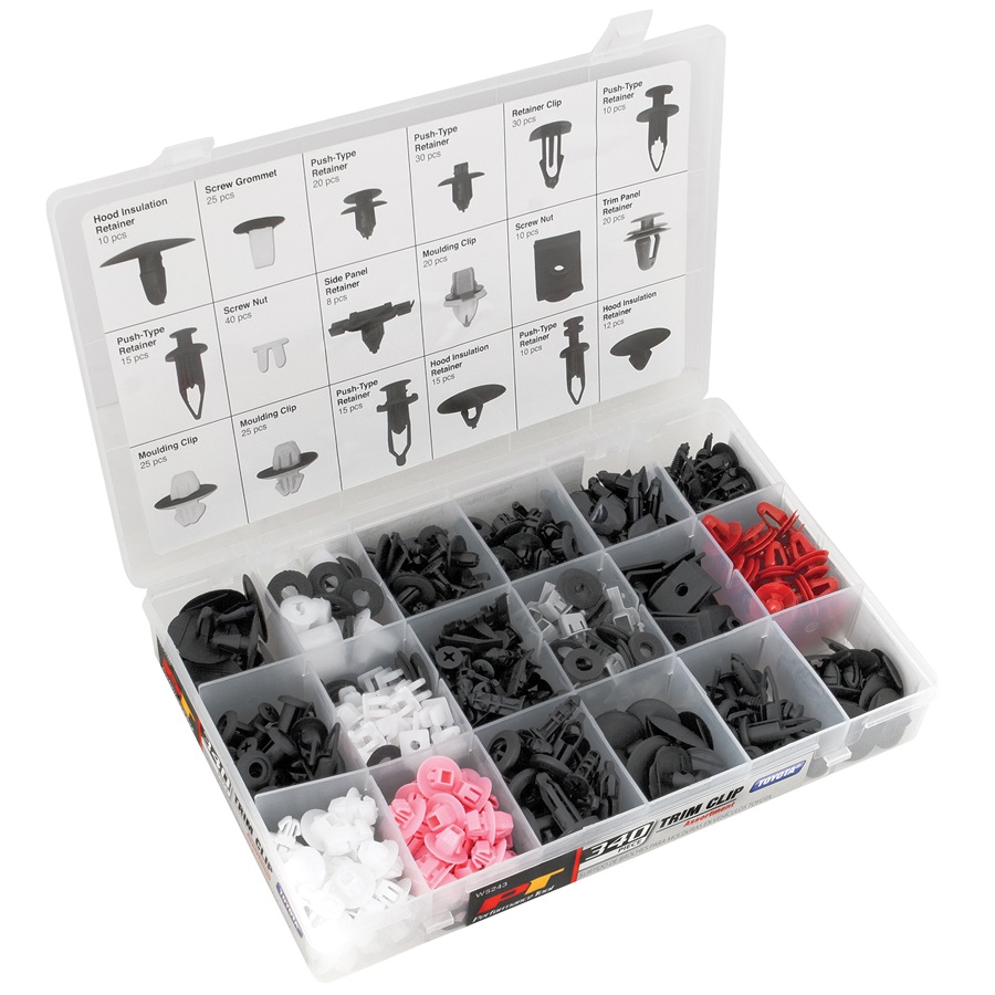 Performance Tool® 340-Pc Toyota Trim Clip Assortment