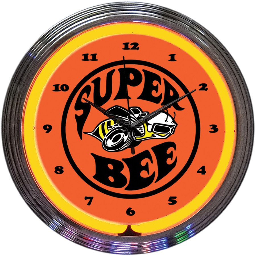 Dodge Super Bee Neon Wall Clock